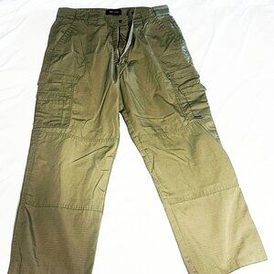 Tru-Spec Tactical Cargo Pants Men's Size 36 Khaki Ripstop Military Utility